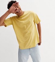 New Look Yellow Crew Neck Oversized T-Shirt